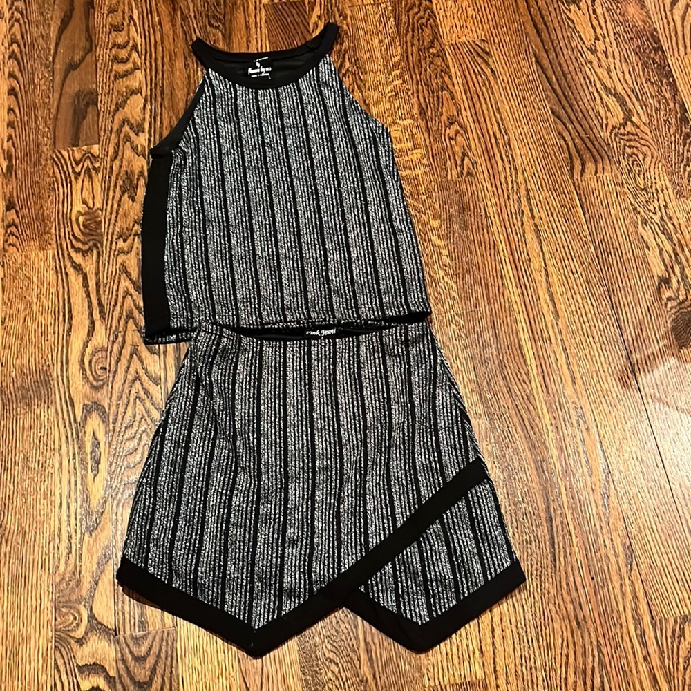 Flowers by Zoe Silver and Black Formal Girls Dress